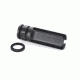 JP Enterprises Flash Hider, 5/8-24 Tpi, .850 Od, .350 Exit, Qpq, Black JPFH-762L