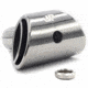 JP Enterprises Recoil eliminator, dual chamber, Brushed Stainless, 5/8x24 TPI, .750 Nut JPRE-324S