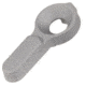 MODULAR LOW PROFILE LEVER FOR JPFC-S, SILVER