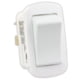 JR Products Water-Resistant Spst On/Off Switch, White, 14015