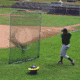 Jugs Sports 7-foot Quick-Snap Square Baseball Screen with Sock Net S2010 