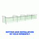 Jugs Split-Cage Baseball Batting Cage Package A0305