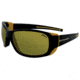 Julbo Montebianco Sunglasses, Matt Black/Yellow w/ Zebra Lenses 4153114
