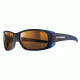 Julbo Montebianco Sunglasses with Camel Lenses, Blue/Orange, Large J4155012
