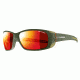 Julbo Montebianco Sunglasses with Spectron 3CF Lenses, Army/Orange, Large J4151154