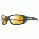 Julbo Montebianco Sunglasses with Zebra Lenses, Dark Gray/Yellow, Large J4153121