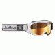 Julbo Revolution OTG Goggles, White w/Zebra Double Cylindrical Lenses And Gold Flash Treatment 79031114