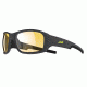 Julbo Stunt Sunglasses with Zebra Light Lenses, Gray/Yellow, Large J4383221