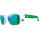 Julbo Turn Kids Sunglasses, Shiny White/Green Frame w/Spectron 3 CF Lenses 4651111
