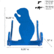 Legion Targets Rocking Gopher AR500 Steel Target AR-1025