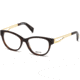 Just Cavalli JC0802 Eyeglass Frames - Dark Havana Frame Color