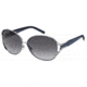 Just Cavalli JC399S Sunglasses - Shiny Palladium Frame Color, Gradient Blue Lens Color