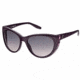 Just Cavalli JC405S Sunglasses - Shiny Violet Frame Color, Gradient Smoke Lens Color