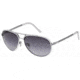 Just Cavalli JC410S Sunglasses - Shiny Palladium Frame Color, Gradient Smoke Lens Color