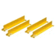 Justrite Shelf Div 14in/36cm Yel Set/4 29985, Unit PK