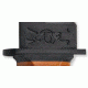 KA-BAR 1317 Dog's Head Utility Knife, 7in, 1095 Cro-Van Clip Point Leather Hndl, 1317