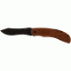 Ka-Bar Knives Adventure Piggyback Folding Straight Edge Knife w/ Pocket Clip, Clampack, BROWN 4-5597CP-1