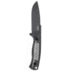 KA-BAR Knives Cool Name Fixed Blade Knife, 4.25in, 1095 Cro-Van Blade, Drop Point, Polycarbonate, Black Handle, 7700