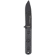 KA-BAR Knives EK Cammando Short Fixed Blade Knife, 4.312in, Drop Point, 1095 Cro-Van Blade, Ultramid Black Handle, Black, EK51