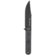 KA-BAR Knives EK Cammando Short Fixed Blade Knife, 5.062in, Clip Point, 1095 Cro-Van Blade, Ultramid Black Handle, Black, EK50