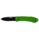 KA-BAR Knives Folding Hunter, Folding Knife, 7.25in, AUS 8A SS Steel, Kelly Green Zytel Handle, Green Black, 7.25, 4062KG