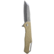 KA-BAR Knives Jarosz Warncliffe Flipper, Tan, 8.375 7508