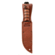 Ka Bar Knives Kb1251s Leather Sheath Usa Logo Brown Fits Knife With 5 25in Blade