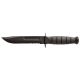 KA-BAR Short Fixed KA-BAR Knife, USA, Combo Edge, Kraton Hndl, Blk Nylon Sheath KB1259