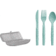 KA-BAR Knives Lunch Pal w/Spoon/Fork/Knife w/Lightweight Case, 9939