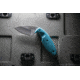 KA-BAR Knives USSF TDI Astro MP Fixed Blade Knife, 213in, AUS 8A Stainles Steel, Blue Zytel, 1480SF