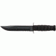 Ka-Bar Knives Utility Serrated Knife w/ Hard Sheath, Black, Clampack 4-1214CP-1