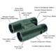 Kahles 8x42 Binoculars GREEN