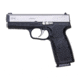 Kahr CT40 Pistol, .40 S&amp;W, 4in barrel, black polymer frame, integrated polymer grip, recoil operated semi-automatic, white bar-dot combat, 7 round magazine, KA-CT40-40SW-4-1-FRRMPG