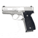 Kahr K40-Elite Pistol, .40 S&amp;W, 3.5in barrel, stainless steel frame, wraparound textured polymer grip, recoil operated semi-automatic, white bar-dot combat, 6 round magazine, KA-K40 EL-40SW-3.5-1-FRRMPG