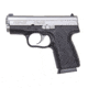 Kahr PM45 Pistol, .45 ACP, 3.24in barrel, black polymer frame, textured polymer grip, recoil operated semi-automatic, white bar-dot combat, 5 round magazine, KA-PM45-45-3.24-1-FRRMPG