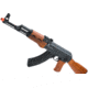 Kalashnikov Licensed AK-47 Airsoft AEG Rifle w/ Electric Blowback and Real Wood, Black/Brn, Large, 12916