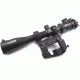 Kalinka Optics KOM 2-10x48 Illuminated LS Reticle Rifle Scope, 59mm Universal AK and SVD Mount, Black, GSKOM21048LS59
