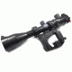 Kalinka Optics KOM 2-10x48 Illuminated LS Reticle Rifle Scope, 65mm Universal AK and SVD Mount, Black, GSKOM21048LS65