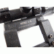 Kalinka Optics KOM 2-10x52 Illuminated 1000m Reticle Rifle Scope, 65mm Special VEPR and AK Mount, Black, GSKOM21052LP65V