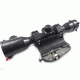 Kalinka Optics KOM 4x32 Illuminated Modern 1000m Reticle Rifle Scope w/ Focus, 40mm Universal Mount, Black, GSKOM432MLC40