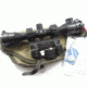 Kalinka Optics KOM 4x32 Illuminated Modern 1000m Reticle Rifle Scope w/ Focus, 40mm Universal Mount, Black, GSKOM432MLC40