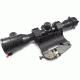 Kalinka Optics KOM 4x32 Illuminated Modern 1000m Reticle Rifle Scope w/ Focus, 47mm Universal SVD Mount, Black, GSKOM432MLC47