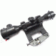 Kalinka Optics KOM 4x32 Illuminated Modern 1000m Reticle Rifle Scope w/ Focus, 59mm Universal AK and SVD Mount, Black, GSKOM432MLC59