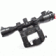 Kalinka Optics KOM 4x32 Illuminated Modern 1000m Reticle Rifle Scope w/ Focus, 65mm Universal AK and SVD Mount, Black, GSKOM432MLC65