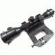 Kalinka Optics KOM 4x32 Illuminated Modern 1000m Reticle Rifle Scope w/ Focus, 65mm Universal AK and SVD Mount, Black, GSKOM432MLC65