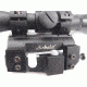 Kalinka Optics KOM 8x48 Illuminated 1000m Dragunov Reticle Rifle Scope, 30mm Super Low Profile Mount, Black, GSKOM848MLC30