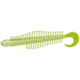 Kalins Fishing 4in Tickle Worm, Chartreuse Hologram, 4TW-533