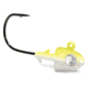 Kalins Fishing Kalin Google Eye Swimbait Jig, 1/8oz, Chartreuse/Shad, 2 Pack, GSJ-18CS