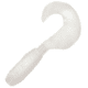 Kalins Fishing Kalin Lunker Grub, 3in, White Ice, 10/Pack, 3G10-153