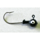 Kalins Fishing Kalin Roundhead Jig, 1/8oz, Size 1 Hook, Black, 10/Pack, RH18-7